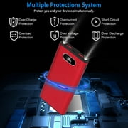 iNova Portable 20000mAh Power Bank, 22.5W Super Fast Charging with LED Display Flashlight, Fast Charger External Battery Pack, Fit for iPhone iPad Samsung(Black)