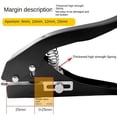 thumbnail image 2 of 12mm Circle Hole Punch Paper Hand-Held Round Single for ID Cards PVC Badge Photos, 2 of 8