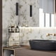thumbnail image 2 of Estante Organizador De Baño Mueble Almacenamiento Para Baño 2 Niveles Metalico Blanco Madera Acacia, 2 of 9