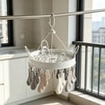 thumbnail image 4 of Sock Drying Rack And Household Multi-functional Hanger And Balcony Windproof And Thickened Drying Rack With Multiple Clips, 4 of 6