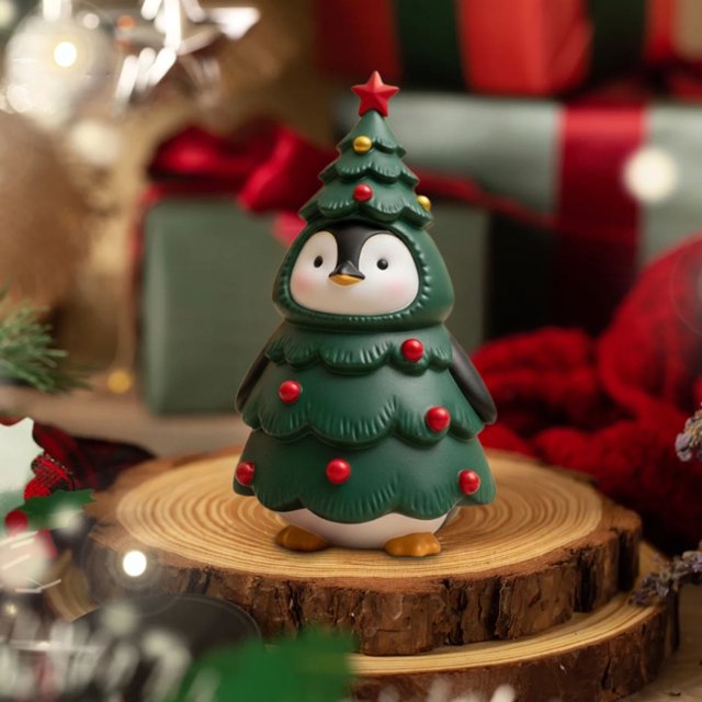 Estatuas de animales para árbol de Navidad, decoraciones navideñas, regalos para el hogar, adornos festivos, decoración navideña única, elegantes detalles para el hogar, tamaño pequeño,