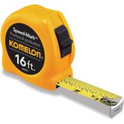 SM3916 Speed Mark Coated Steel Blade Tape Measure 16-Feet by 3/4-Inch, Yellow Case