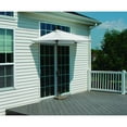 thumbnail image 3 of Outdoor Wicker Table Set with Umbrella - Patio Furniture Set - Balcony Conversation Set - Java Color, 3 of 7