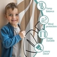 thumbnail image 3 of Blackout Kids Curtains,Brown Boho Plant Pattern Childrens Insulated Curtains Set Of 2,Bedroom Essentials,Toddler Room Decor 42x84in(106x213cm), 3 of 5