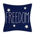 thumbnail image 5 of 4th of July Decorations Pillow Covers, Set of 4 Niyattn 18x18 Inch Independence Day Patriotic Day Memorial Day American Flag Stars and Stripes Patriotic Throw Pillow Covers USA Freedom Pillows Dcor, 5 of 6