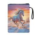 thumbnail image 2 of HELLHERO Bible Case Bag, 1 pc Polyester Fabric Zipper Book Organzoer Holder for Textbooks Paperbacks Bag, 11.42 x 8.66 Inch, 2 of 8