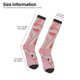 thumbnail image 2 of Balery Flamingos Calcetines novedosos Calcetines deportivos Calcetines hasta la rodilla Calcetines de algodón Calcetines originales y geniales, 2 of 6