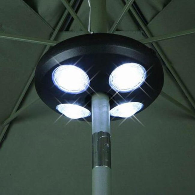 New Umbrella Pole Light Outdoor Patio Yard Lighting Decor 24 White New Umbrella Pole Light Outdoor Patio