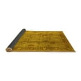 thumbnail image 2 of Ahgly Company Indoor Round Oriental Yellow Industrial Area Rugs, 5' Round, 2 of 4