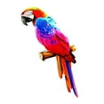 thumbnail image 1 of Colorful Artificial Parrots Figurines Sculpture Animal Photo Props Hanging Miniature DIY Model For Yard Decoration style D, 1 of 7