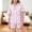 12Pink19, variant on CAIVO Children Girls Summer Lapel Short Sleeve Button Down Shirt Tops With Shorts Two Piece Outfit Sets Stripe Printed Comfy Nightwear Comfort Clothing Sets