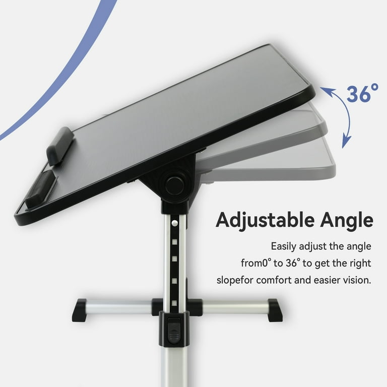 Laptop table for bed adjustable foldable discount