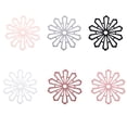 thumbnail image 1 of 6 manteles individuales con forma de flor, resistentes al calor, para cocina, 1 of 7