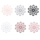 thumbnail image 1 of 6 manteles individuales con forma de flor, resistentes al calor, para cocina, 1 of 7