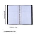 thumbnail image 2 of Business Card Album Organizer 40 Card Slots Large Capacity, Name Card Book Holder for Office Professional Use, Portable Hardcover PU Material Card Storage, 2 of 3