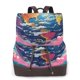 thumbnail image 1 of Fotbe Colorful Whimsical Earth Mochila Bolso con Estampado para Mujer, Mochila Antirrobo de Nylon Impermeable, Bolsa Ligera de Hombro, 1 of 4
