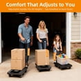 thumbnail image 3 of Carrito Dolly TROOZY Plegable con 6 Ruedas Negro, Capacidad 200 kg, 3 of 9