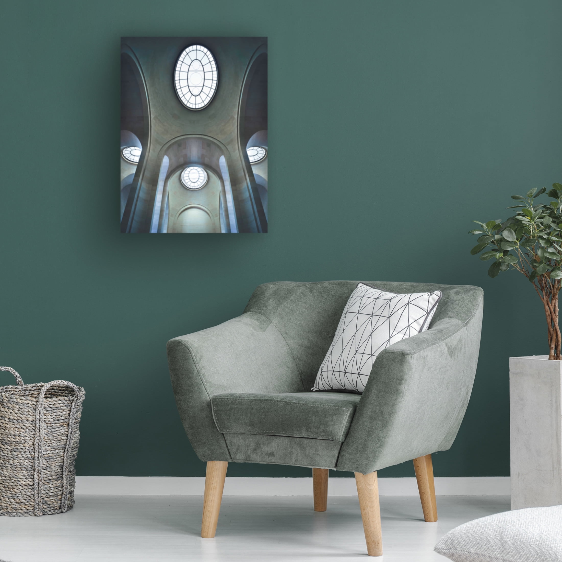 Trademark Fine Art Catherine W Curves Canvas Wall Art