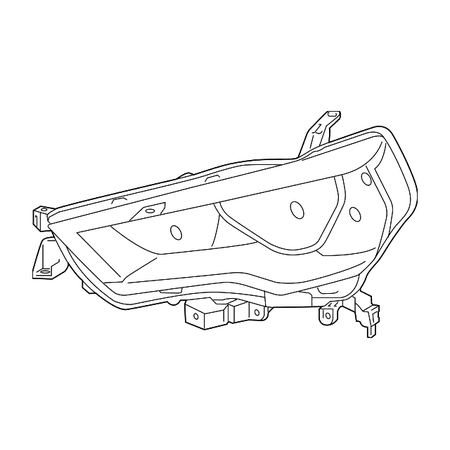 Genuine OE Toyota Headlight (Left) - 81170-35571
