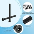thumbnail image 3 of Uxcell 12Pack 1/4-20x2-3/4" Tornillo de Mueble Tuerca Hexagonal Conductor Cabeza Redonda, 3 of 6