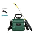 thumbnail image 2 of Lawn Garden Electric Sprayer with Shoulder Strap Retractable Rod Versatile Portable Single Button for Outdoor Watering 5 Liters Green, 2 of 9