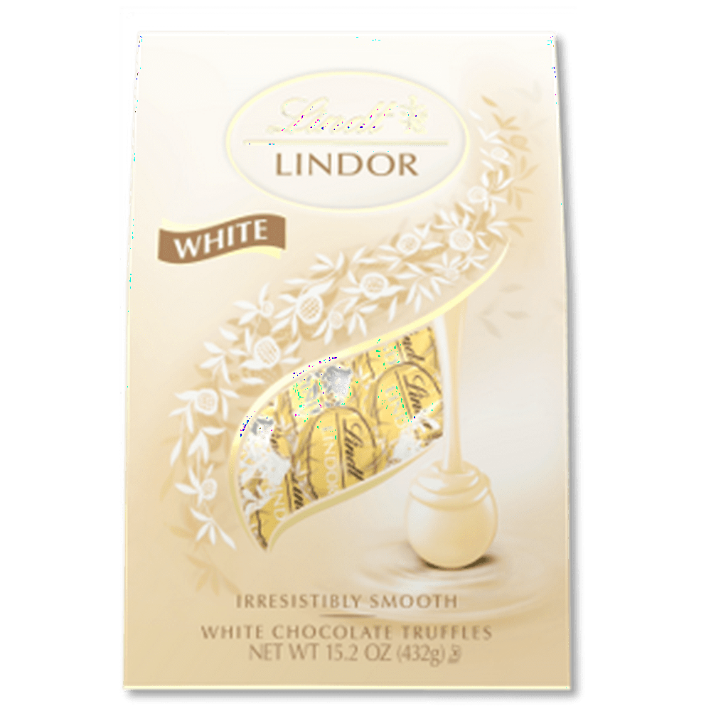Lindt LINDOR White Chocolate Truffles, 15.2 oz, 2 Pack