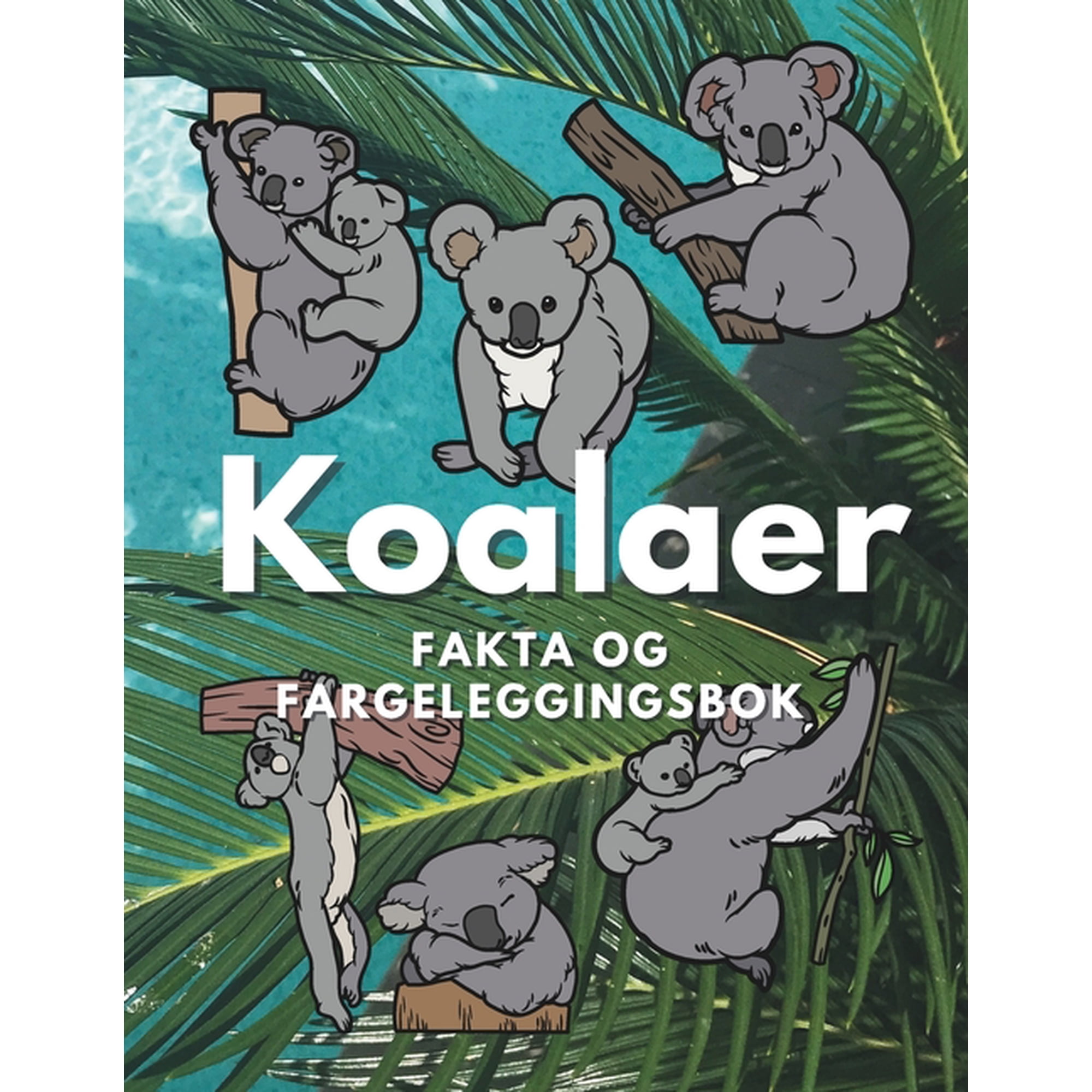 Koalaer: Fakta og fargeleggingsbok: Aktivitetsbok for barn i alderen 2 til 16 &aring;r (Paperback)