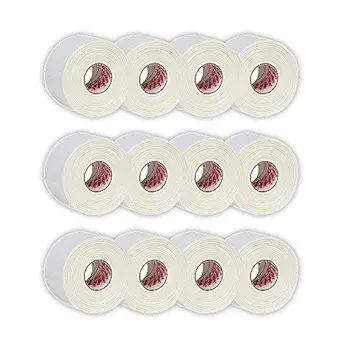Mueller MTape Athletic Tape - White (1.5" x 15 yds - 12 Rolls)