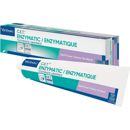 UPC: 0814514022010 | CET Virbac Pet Tartar Control Enzymatic Beef Toothpaste 2.5 oz.