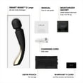 thumbnail image 2 of LELO SMART WAND 2 Large Vibrating Wand Massager With 10 Pleasure Settings, Black, 2 of 6