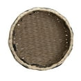 thumbnail image 6 of Household Essentials Cattail and Paper Zee Basket, Natural and Black, 6 of 6