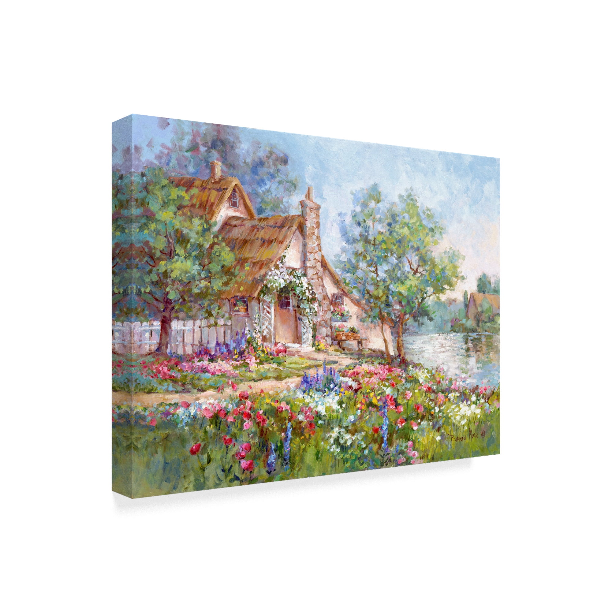 Trademark Fine Art 'Summer Retreat' Canvas Art by Barbara Mock