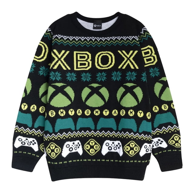 Xbox Chandails de Noël Laids pour Garçons avec Logo