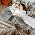 thumbnail image 4 of Manfei Highland Cattle Twin Bedding Sets 7pcs, Rustic Farmhouse Windmill Bedding Comforter Set, Farm Animal Sheet Sets, Breathable Home Decor, 4 of 8
