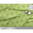 thumbnail image 3 of Soimoi Green Cotton Duck Fabric Artistic Leaf & Floral Print Fabric by Yard 42 Inch Wide, 3 of 3