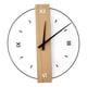 thumbnail image 2 of Reloj de pared minimalista, reloj decorativo, reloj de pared moderno y silencioso para dormitorio. 44x40cm, 2 of 9