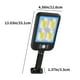 thumbnail image 2 of Aplique solar de pared con sensor de movimiento, impermeable, LED COB, iluminación de seguridad exterior para jardín, villa, garaje y zonas de calle Aestivo | Negro | AESTIVO, 2 of 7