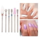 thumbnail image 4 of Brocas de pedicura BuyWeekMX 6 piezas acero inoxidable máquina manicura, 4 of 9