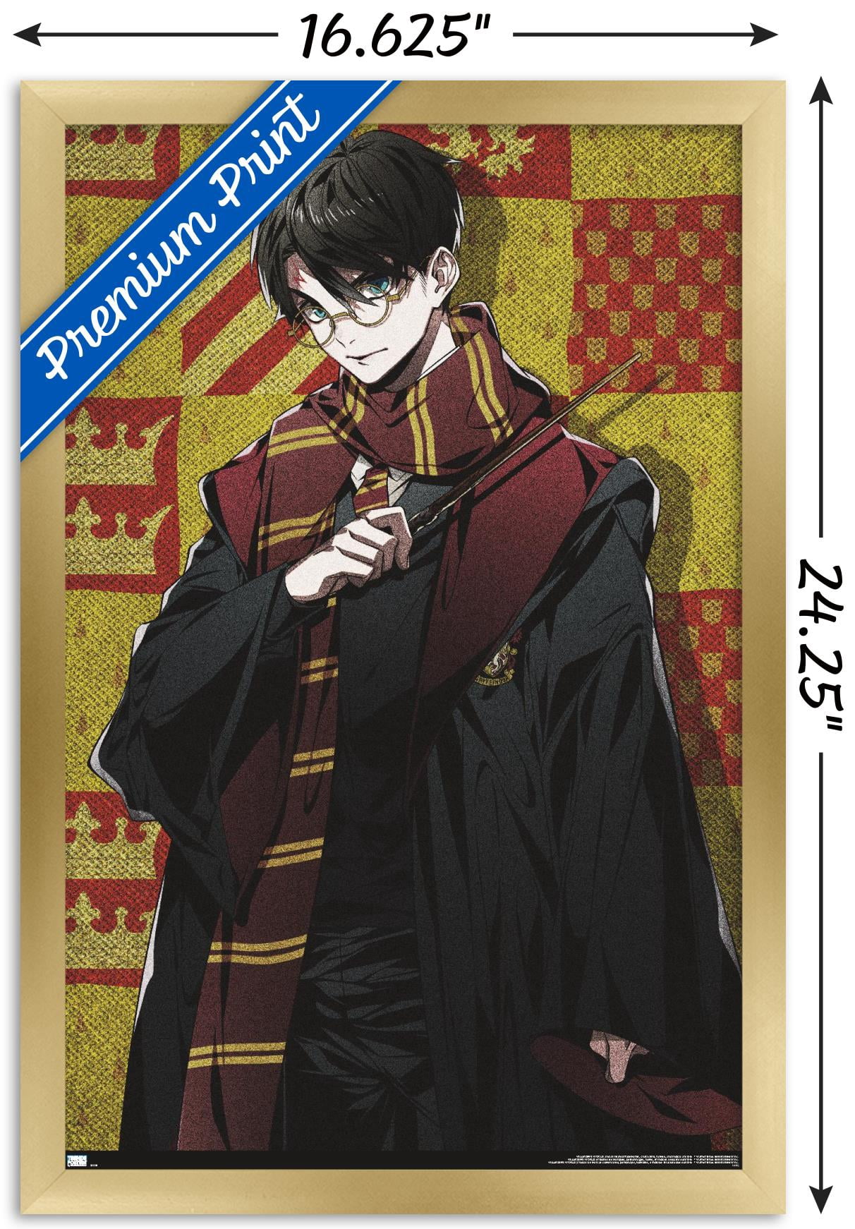 The Wizarding World: Harry Potter - Dynasty Harry Wall Poster, 14.725" x 22.375" Framed