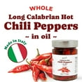 thumbnail image 2 of Food To Live Whole Long Calabrian Hot Chili Peppers in Oil, 280 gr – Spicy and Savory Italian Gourmet Seasoning for Pizza, Pasta and Rice. Vegan (Pack of 1), 2 of 7