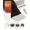 thumbnail image 3 of Sunny Hair Tape in Hair Extensions Human Hair Invisible Tape in Extensions 20Pcs Straight Remy Real Human Hair Extensions for Women Dark Chocolate Brown 12inch, 3 of 9