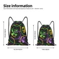 thumbnail image 4 of Bingfone Mardi Gras6 Drawstrings Backpacks Bags For Men Women Gym Drawstrings Bag, 4 of 9