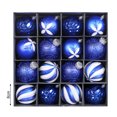 thumbnail image 3 of YAOMOBB Holiday Hanging Ornaments Colorful Shatterproof Christmas Ball Set 16Pcs 8CM Plastic Reusable Xmas Tree Hanging Ornament, 3 of 7