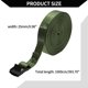 thumbnail image 3 of Correas de Sujeción con Trinquete Ajustables Unique Bargains 250kg 1000cm/393.70" 1 Pcs Verde, 3 of 7