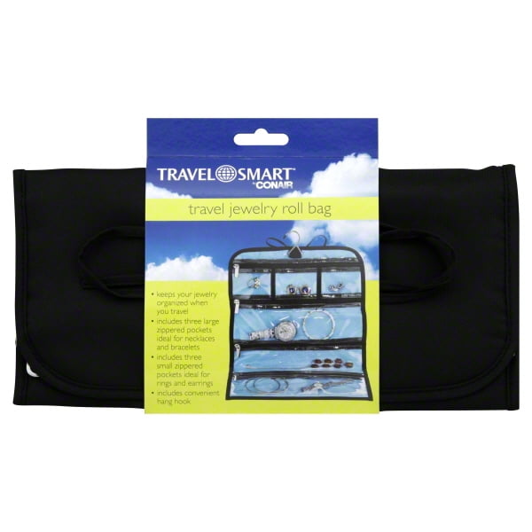 conair travel smart jewelry roll bag