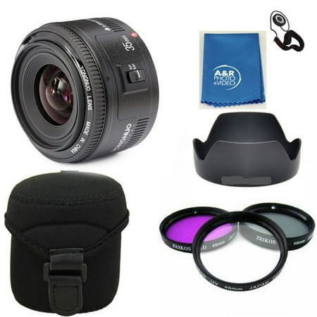 Yongnuo EF 35mm F2 C Wide Angle Lens Canon YN35mm PRO KIT with filters T7I 77D T6I T6S 80D