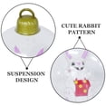 thumbnail image 4 of Bola inflable de conejo de Pascua de PVC para decoración de patio al aire libre, decoración para fiesta de Pascua, adorno inflable colgante para jardín, parque y hogar., 4 of 7