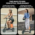 thumbnail image 6 of Smart Electric Scooter for Adults with App Control, 550W Motor, 19 MPH, 21-Mile Range, Folding E-Scooter with Seat Bag & LED Display, 6 of 9