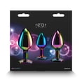 thumbnail image 4 of Rear Assets Aluminum Crystal Metal Anal Trainer Kit 3 Piece, Rainbow, 4 of 5