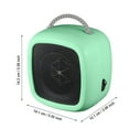 thumbnail image 2 of HIBIBUD 2026 New Desktop Small Household Portable Heater Quick Heat&Energy Saving Portable Heater Universal Car Heater with Blower Mini Fireplace Heater Dog Camp Heater Car Heater Battery Powered, 2 of 7